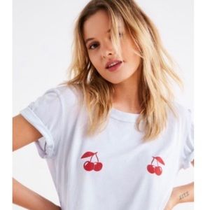 Truly Madly Deeply Double Cherry Icons Tee - S
